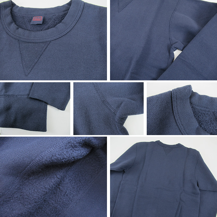 DENIME ドゥニーム スウェットシャツ SWEATSHIRT VINTAGE WASH DP13